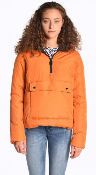 Pamut típusú kabát narancssárga vagy barna színben