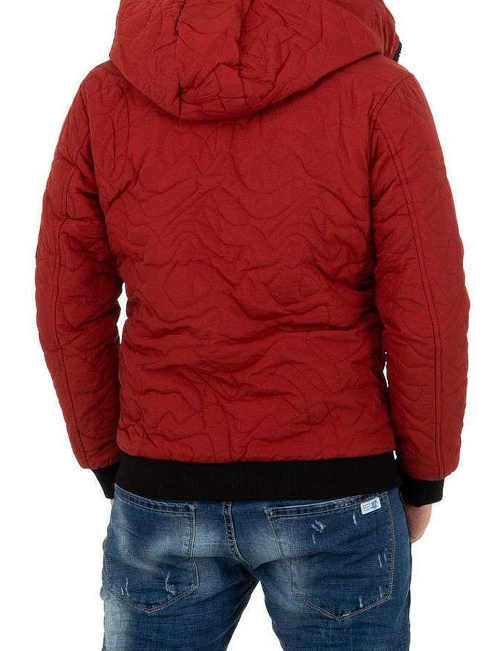 Piros férfi téli kabát