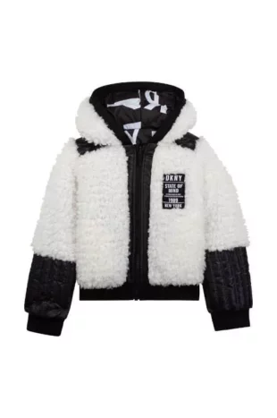 Modern és praktikus, megfordítható DKNY gyerek kabát